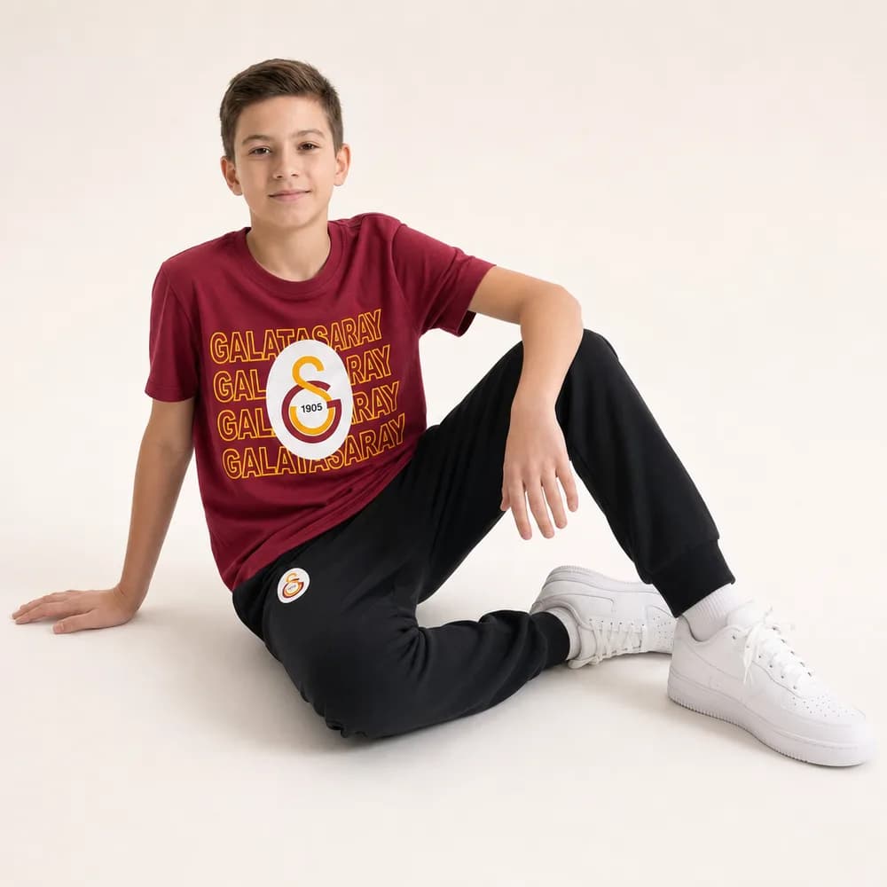 Galatasaray 1905 Kırmızı Siyah Eşofman Takımı — görsel 4