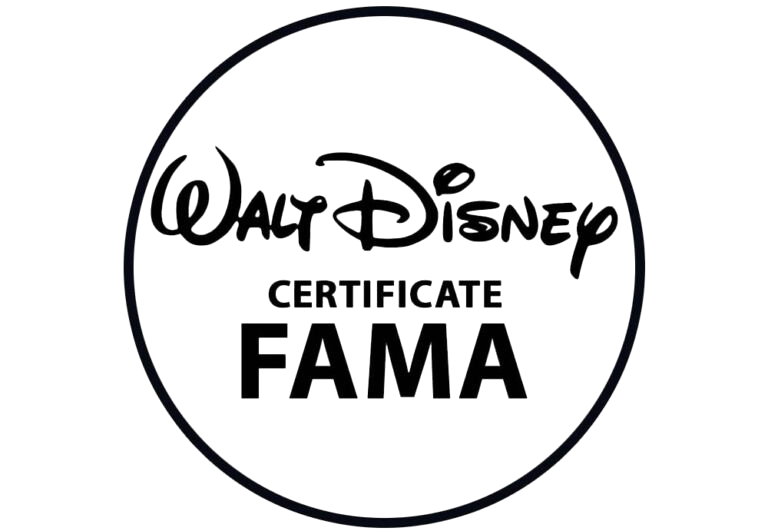 Disney FAMA Certificate